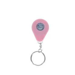 Mini perforatrice cœur rose porte-clés