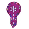 Miroir artisanal indien rose