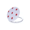Miroir compact fraises rouge et rose