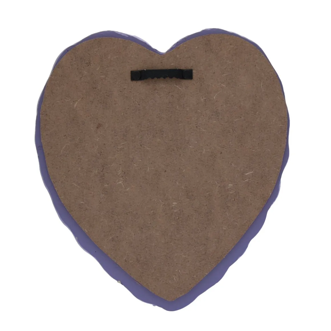Miroir cœur violet