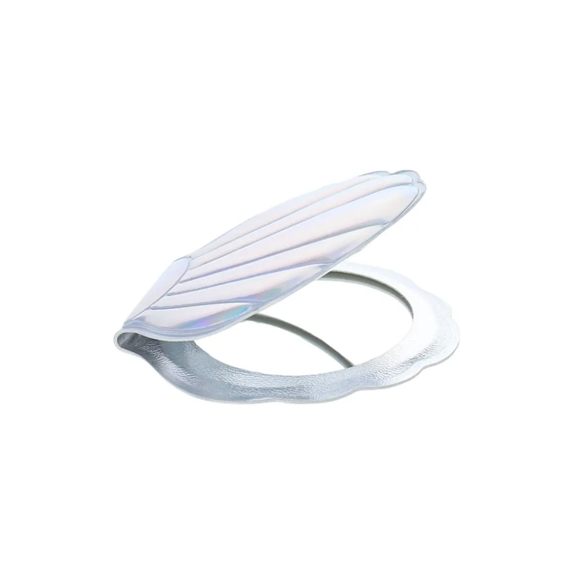Miroir de poche coquillage iridescent