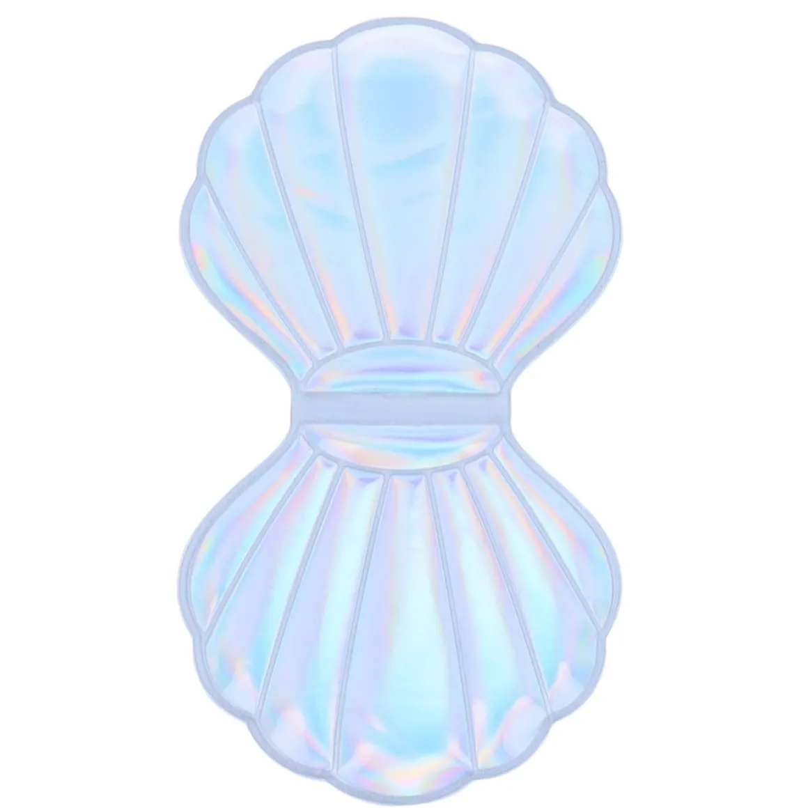 Miroir de poche coquillage iridescent