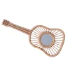 Miroir guitare rotin