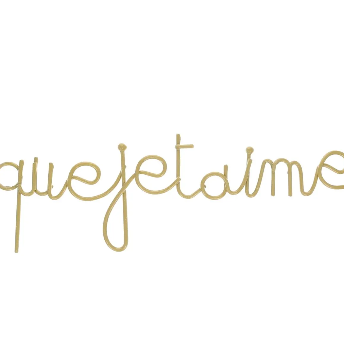 Mot métal Que je t'aime