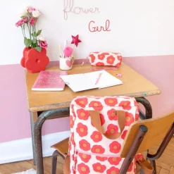 Mot métal rouge "Girl"