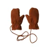 Moufles enfant velours marron - Bébé Highland