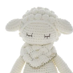 Mouton doré debout en crochet