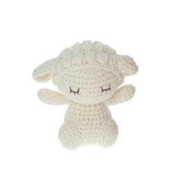 Mouton en crochet assis