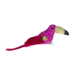 Oiseau à clipser - toucan rose