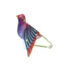 Oiseau siffleur vintage en métal