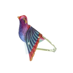 Oiseau siffleur vintage en métal