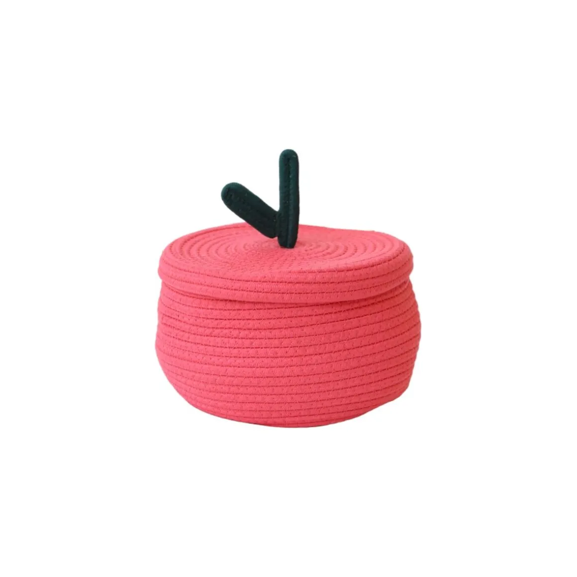 Panier avec couvercle Pomme rose - Dans mon jardin