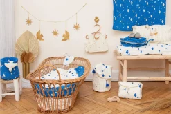 Panier de rangement matelassé écru - Mer Egée