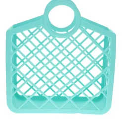 Panier rétro en silicone vert pastel