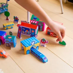 Paper toys 3D City - ville pop-up à construire