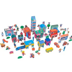 Paper toys 3D City - ville pop-up à construire