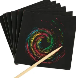 Papier magique rainbow scratch