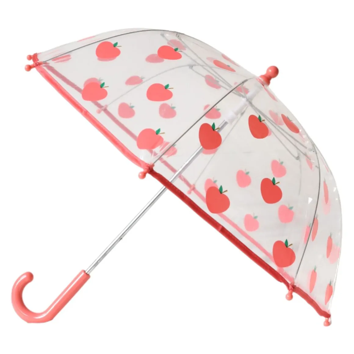 Parapluie enfant pommes roses - Dans mon jardin