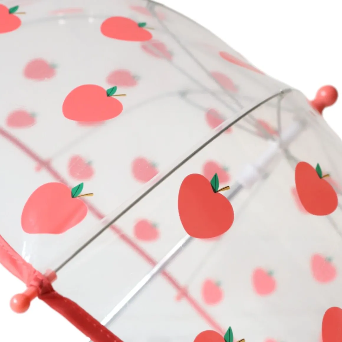 Parapluie enfant pommes roses - Dans mon jardin