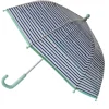 Parapluie enfant rayé bleu