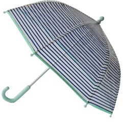 Parapluie enfant rayé bleu