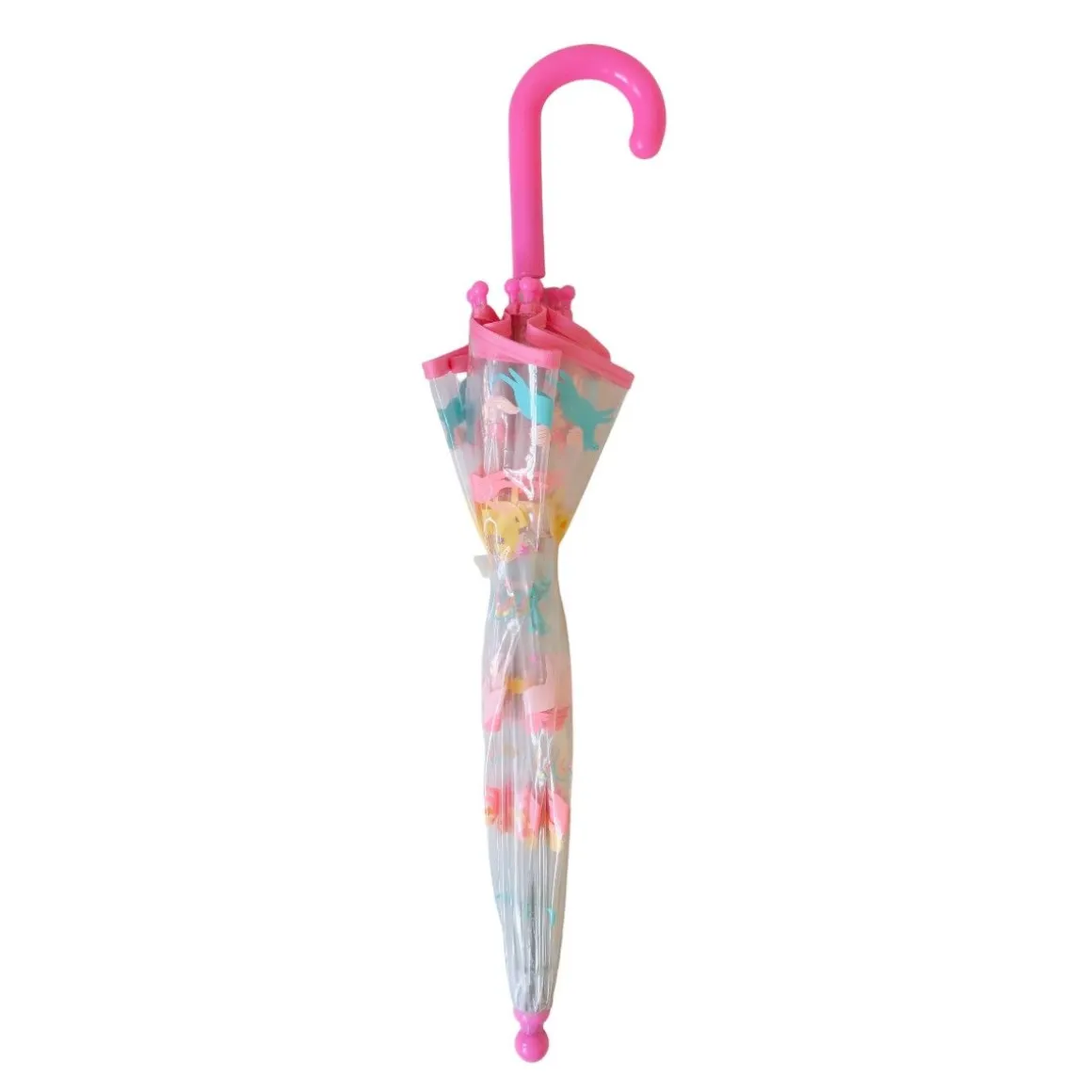 Parapluie enfant rose licornes