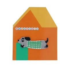 Patch thermocollant chien vert
