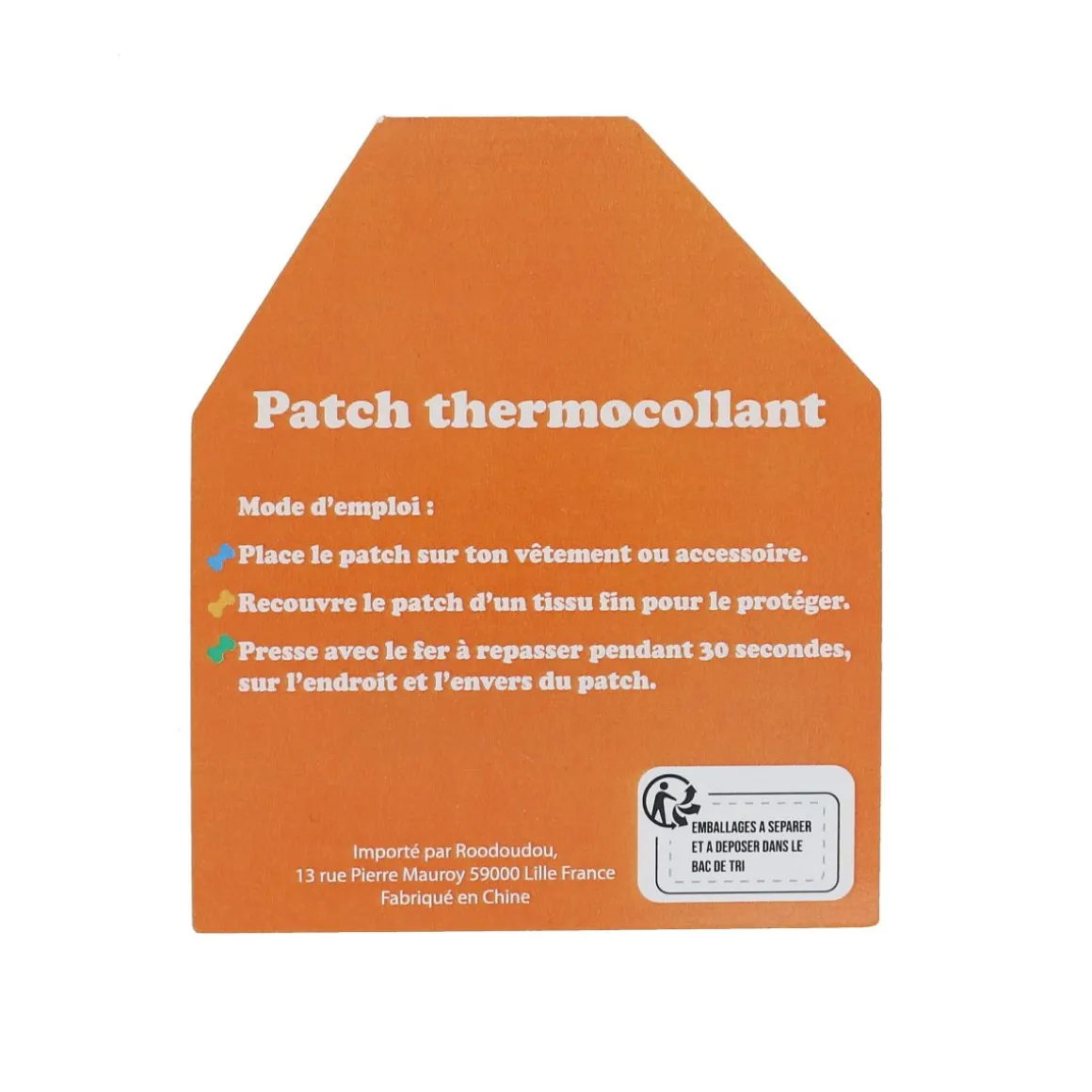 Patch thermocollant chien vert
