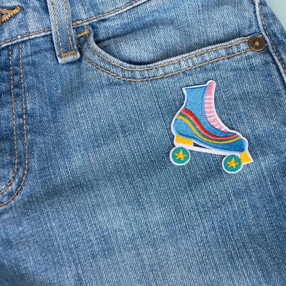 Patch thermocollant patin à roulettes