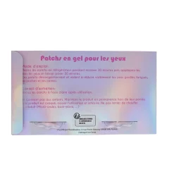 Patchs yeux en gel coquillages