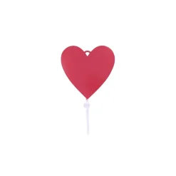 Patere coeur rouge