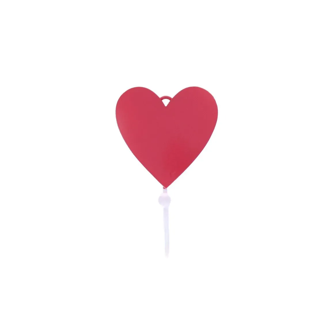 Patere coeur rouge