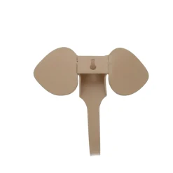 Patère éléphant beige