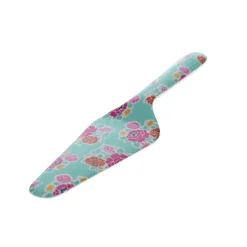 Pelle à tarte fleurs vertes Datcha