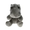Peluche hippopotame gris