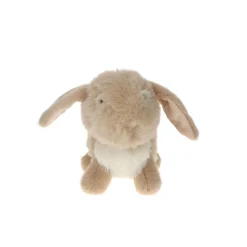 Peluche lapin bélier beige