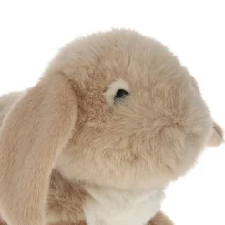 Peluche lapin bélier beige