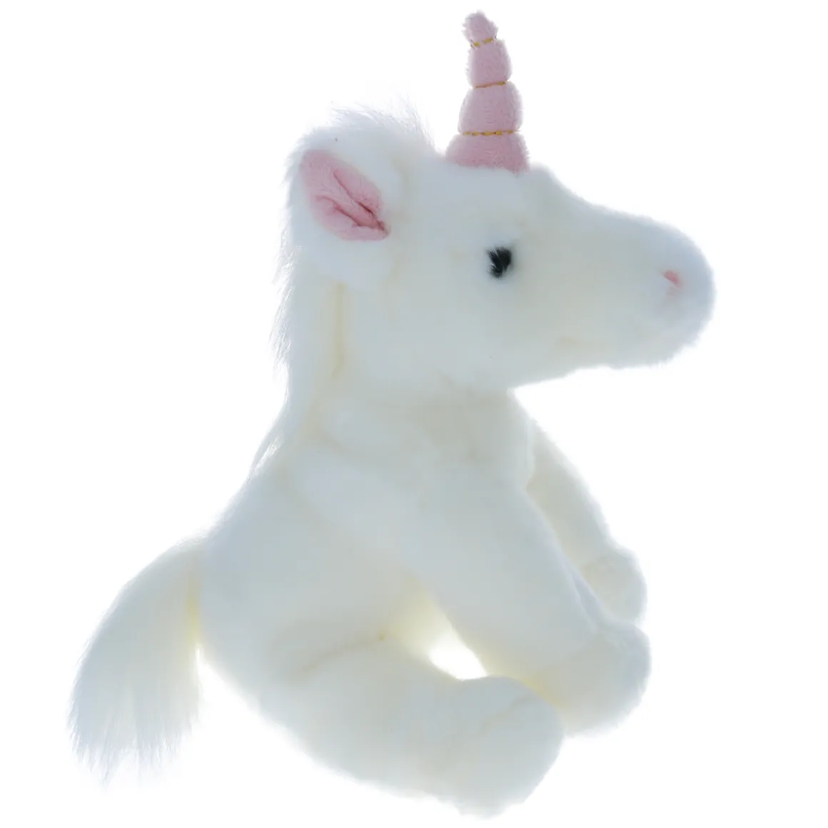 Peluche licorne rose