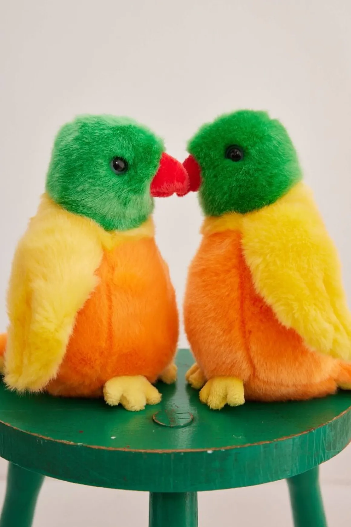 Peluche oiseau - Les Inséparables