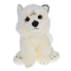 Peluche renard blanc