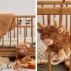 Peluche vache musicale - Bébé Highland