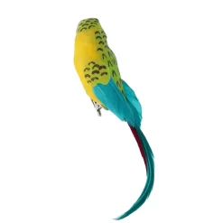 Perruche à clipser jaune et verte