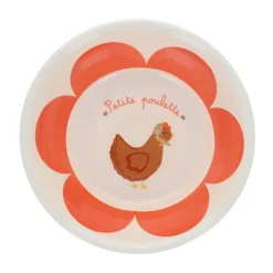 Petit bol en mélamine poule - La petite poule rousse