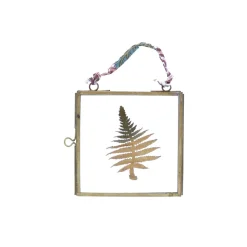 Petit cadre doré feuille en laiton