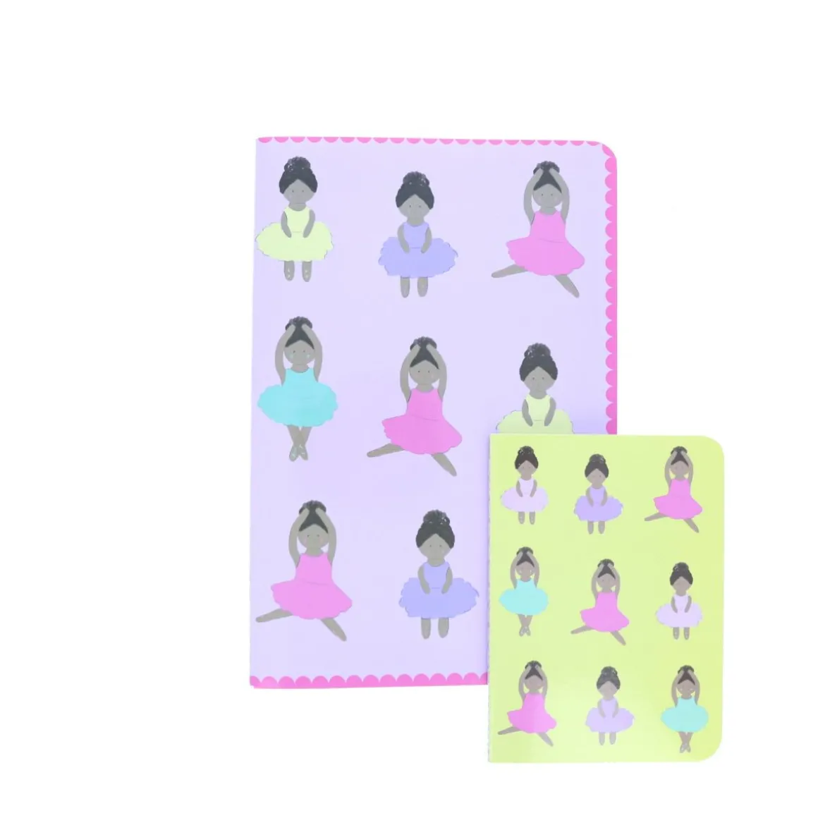 Petit carnet de notes motifs ballerines