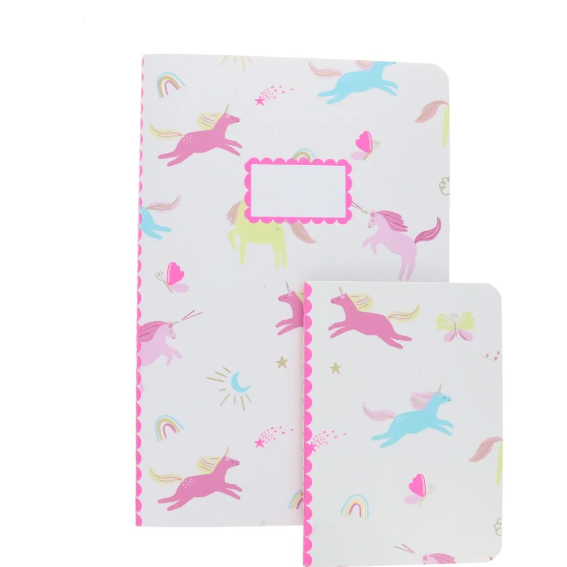 Petit carnet de notes motifs licornes