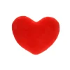 Petit coussin cœur rouge orangé