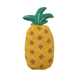 Petit coussin en perles ananas - Copacabana party !