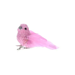 Petit oiseau à clipser rose