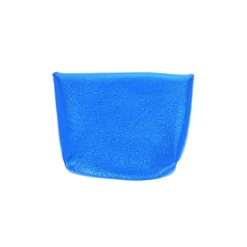 Petit porte-cartes cuir bleu électrique